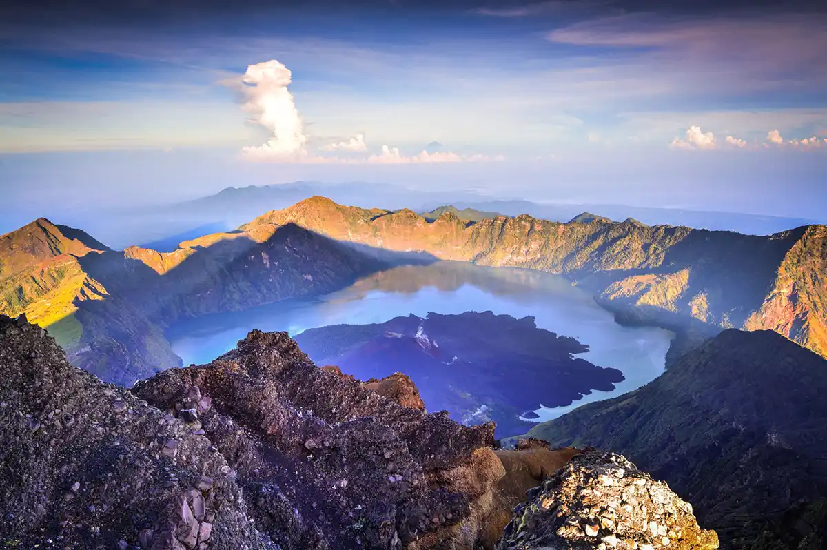Famous natural landmarks in Indonesia