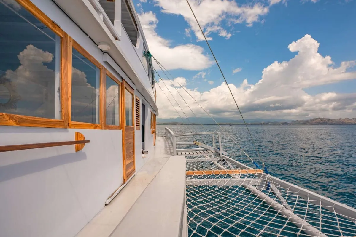 Chill Area in IJC Phinisi Cruise - BoatKomodoTrip
