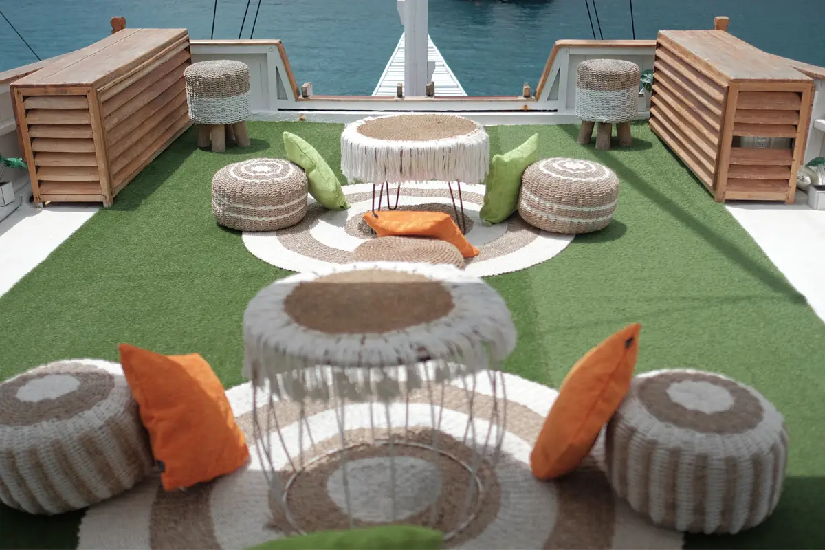 SIP Phinisi Boat Charter | SIP Phinisi Sundeck | Komodo Tour | Boat Komodo Trip