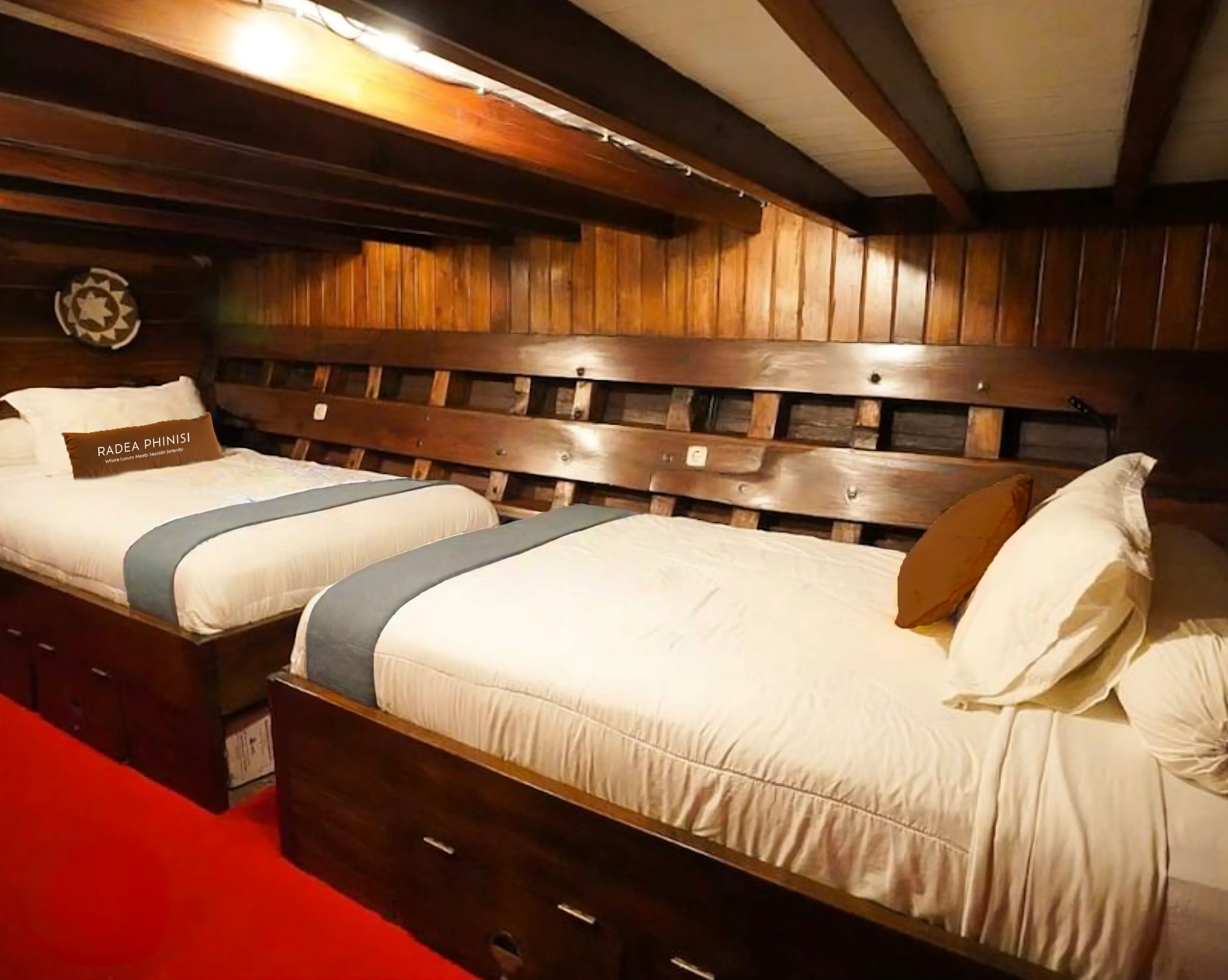 Private Cabin 2 on Radea Cruise Voyage Phinisi | Komodo National Park | Boat Komodo Trip