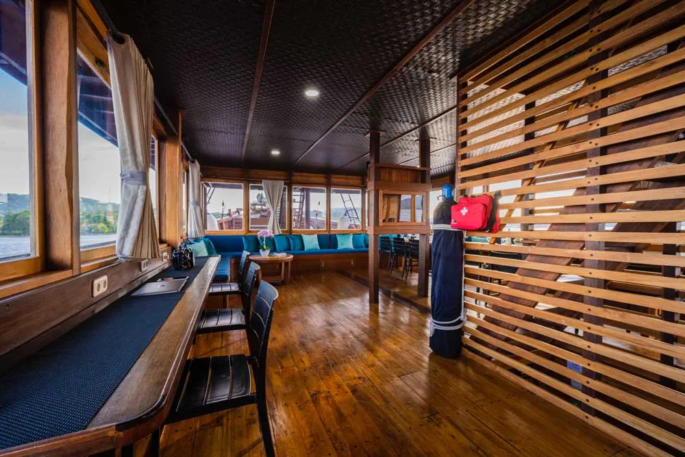 Charging Station on Neptune One Cruise Voyage Phinisi | Raja Ampat | Boat Komodo Trip