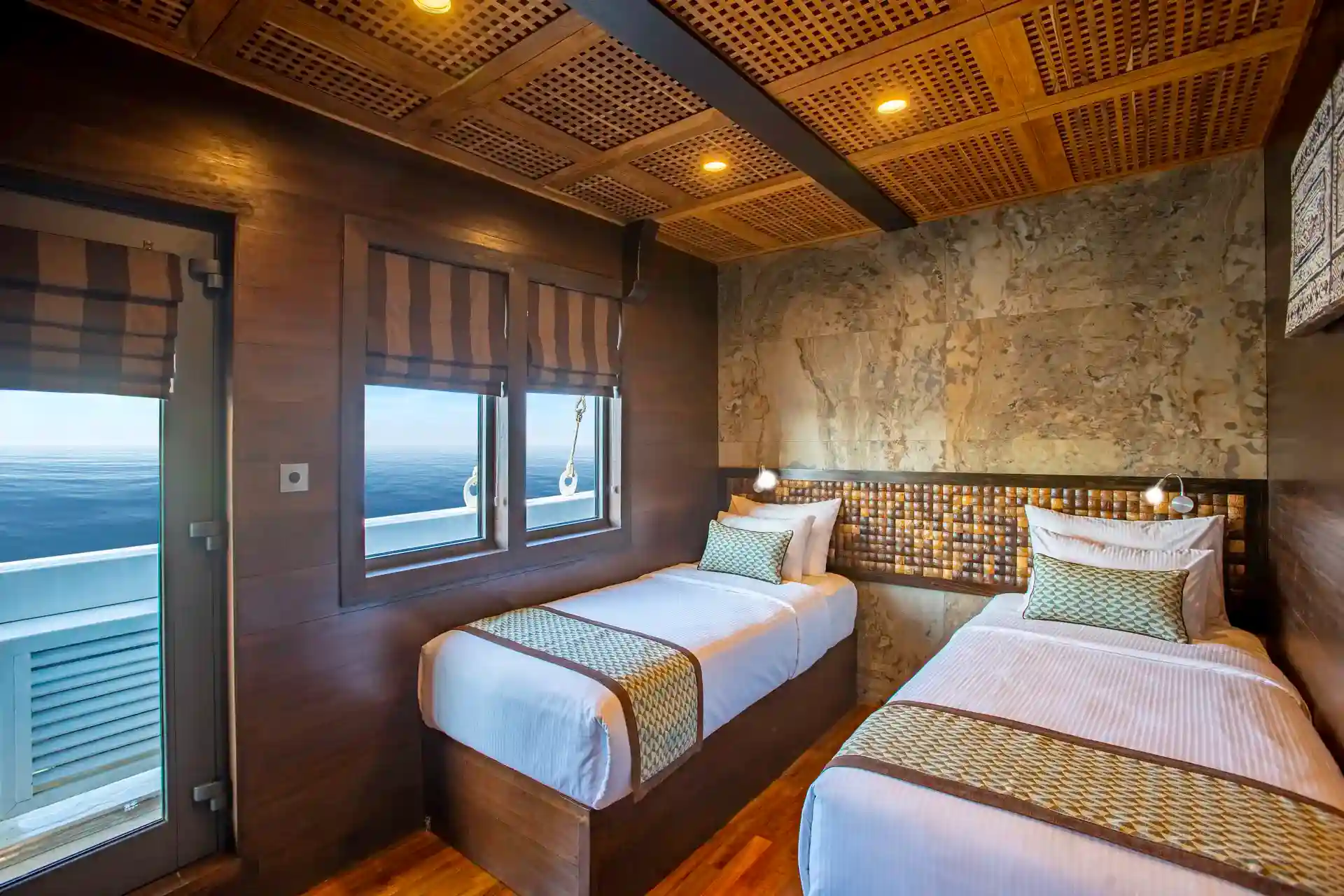 Dolphin Cabin Scubaspa Zen Liveaboard Phinisi Boat Charter | Komodo trip | Raja Ampat trip | Boat Komodo Trip