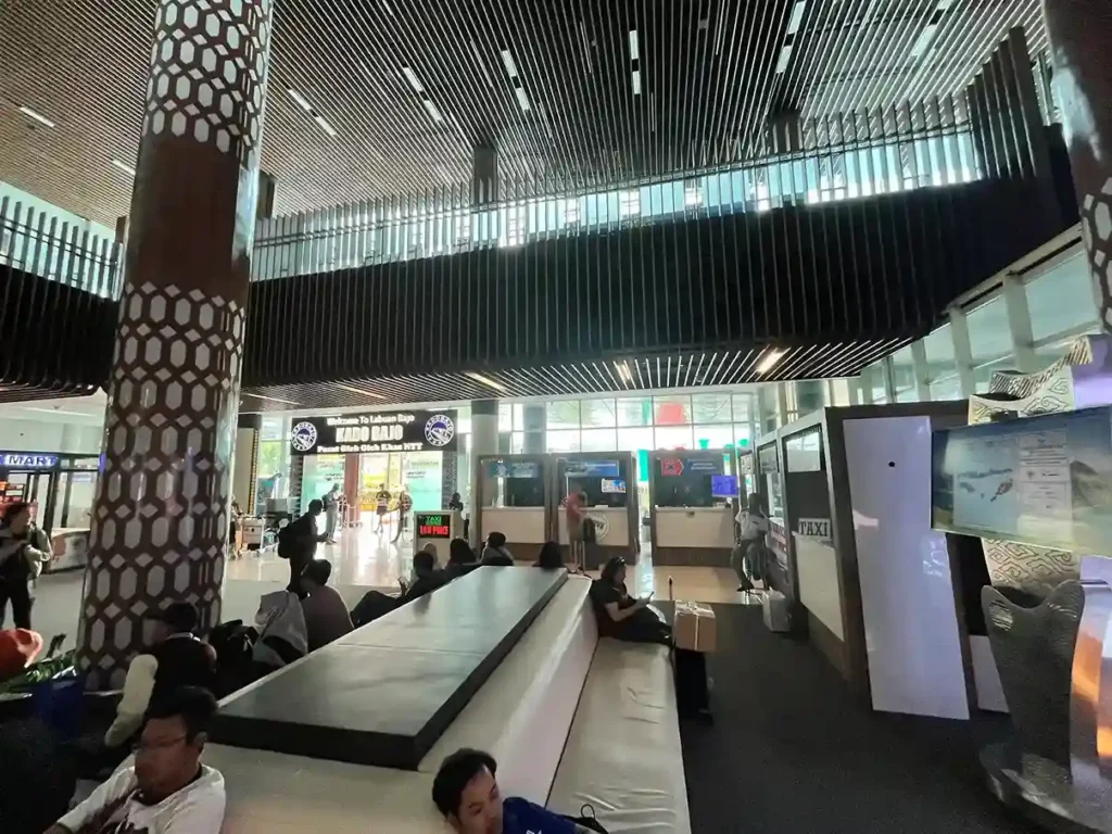 Komodo Airport Lobby - Boat Komodo Trip