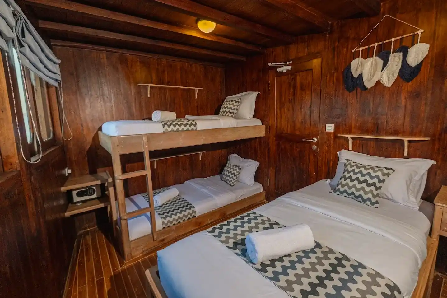 Upper Deck Cabin on Cajoma V Phinisi Boat Charter | Liveaboard | Komodo Tour | Boat Komodo Trip