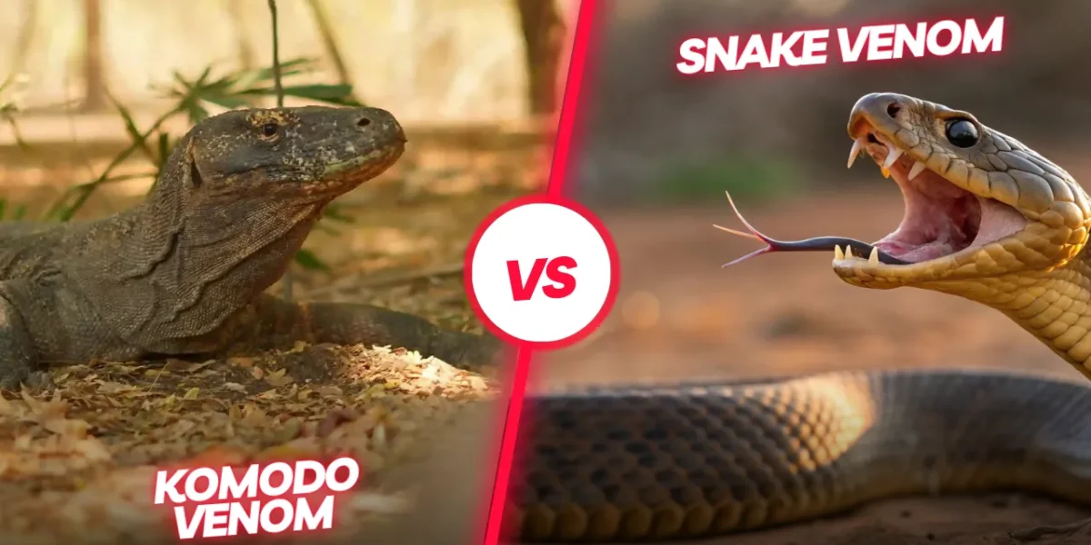 Komodo venom vs snake venom