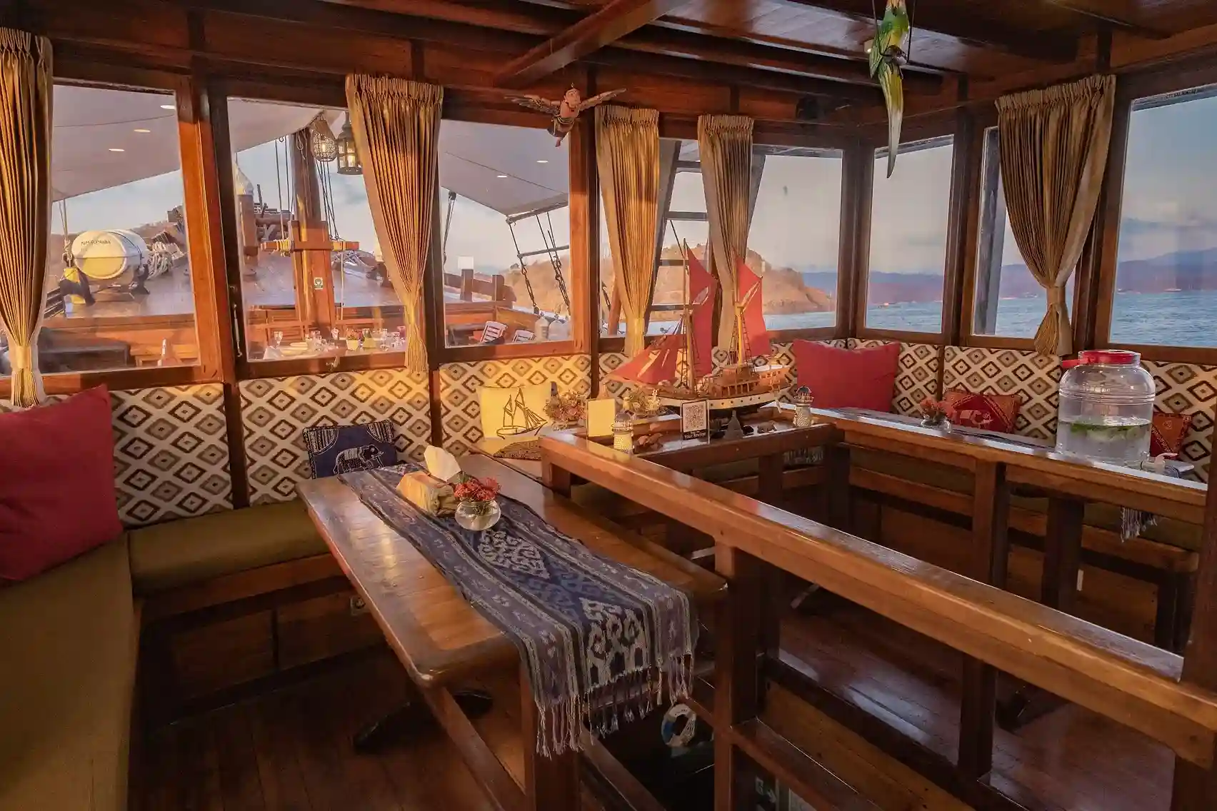Supraba Cruise Phinisi Boat Charter | Chill Area | | Boat Komodo Trip