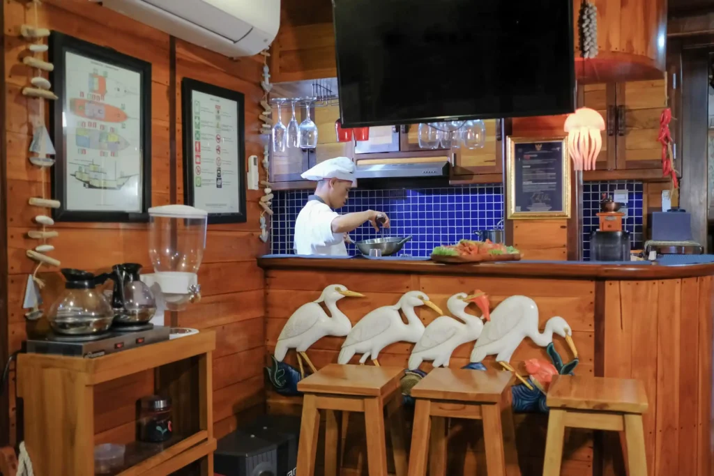 Supraba Cruise Phinisi Boat Charter | Kitchen & Bar | Boat Komodo Trip