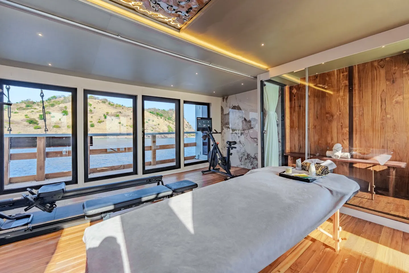 Gym, Sauna, Spa Kayra Phinisi | Kayra Phinisi Boat Charter | Boat Komodo Trip