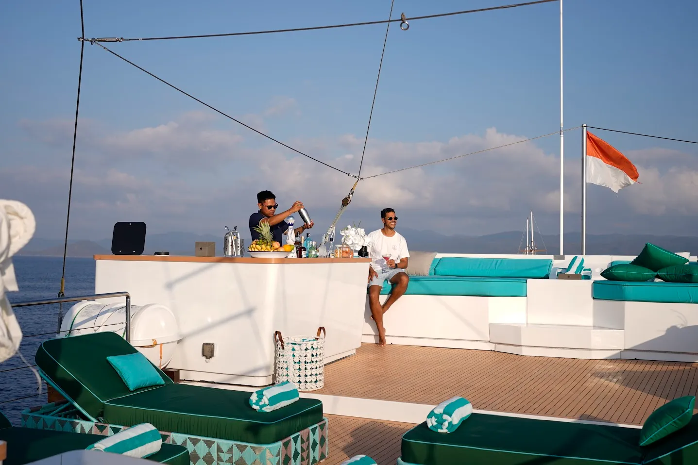 Mini Bar Kayra Phinisi | Kayra Phinisi Boat Charter | Boat Komodo Trip