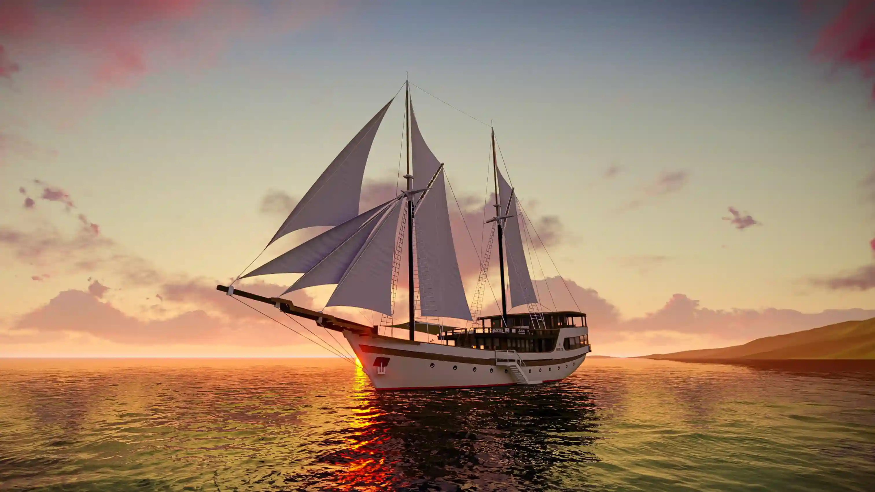 Otium Phinisi Boat Charter | Otium Phinisi Exterior | Boat Komodo Trip