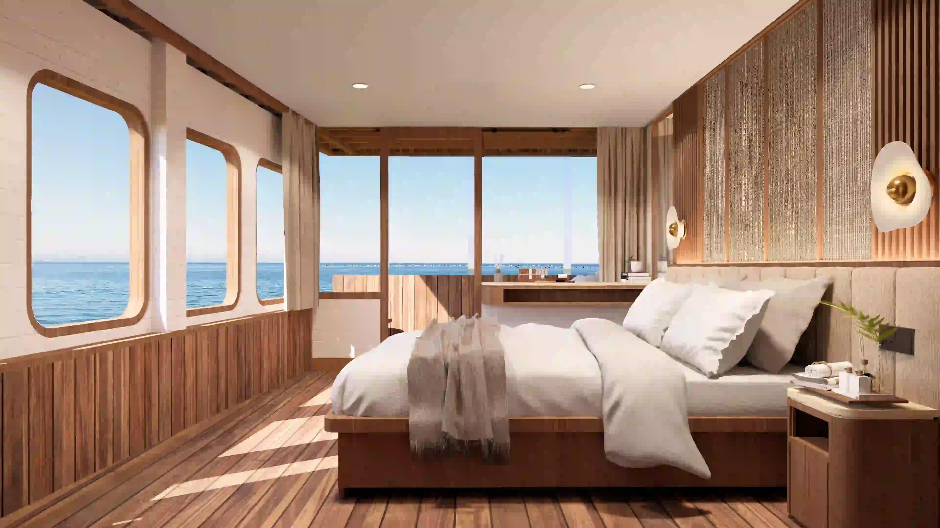 Sukha Sail 2 Phinisi Boat Charter | Merak Cabin Sukha Sail 2 | Boat Komodo Trip