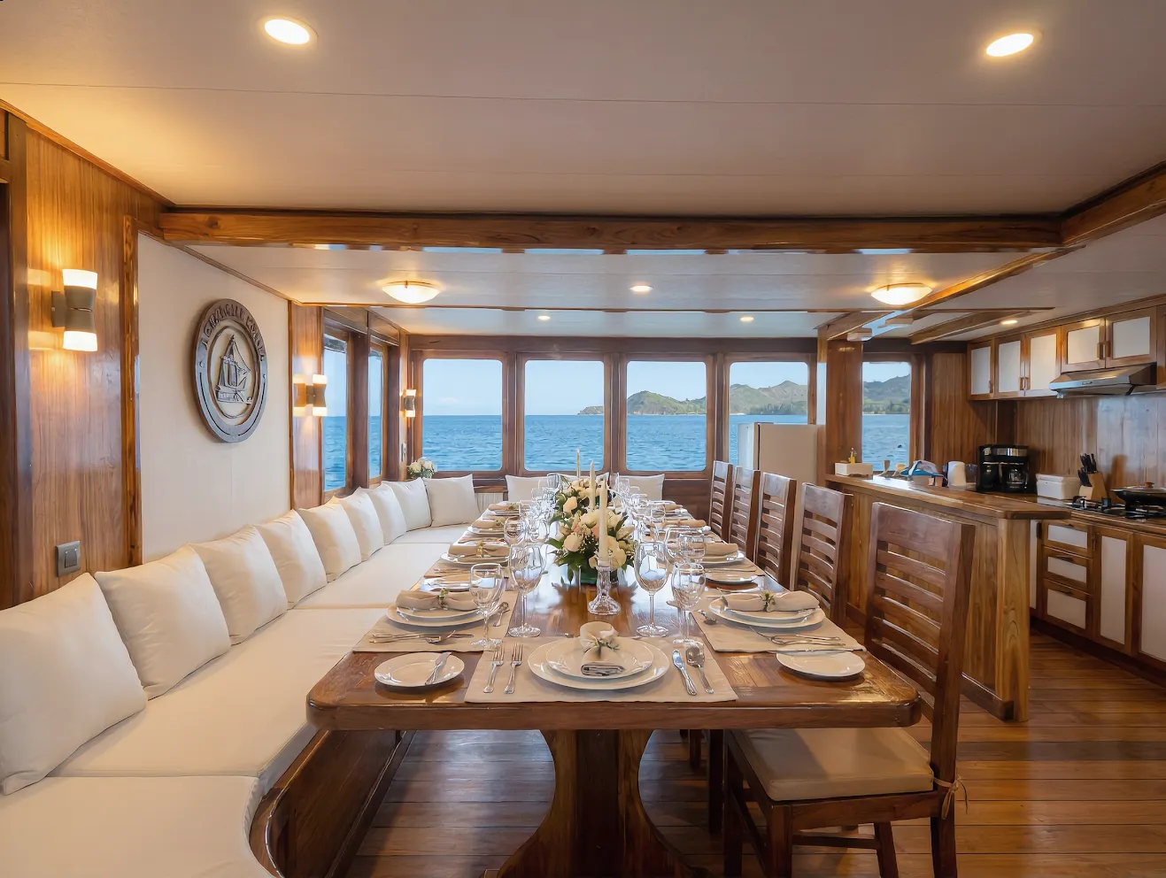 Indoor Dining Area Naturalia Cruise