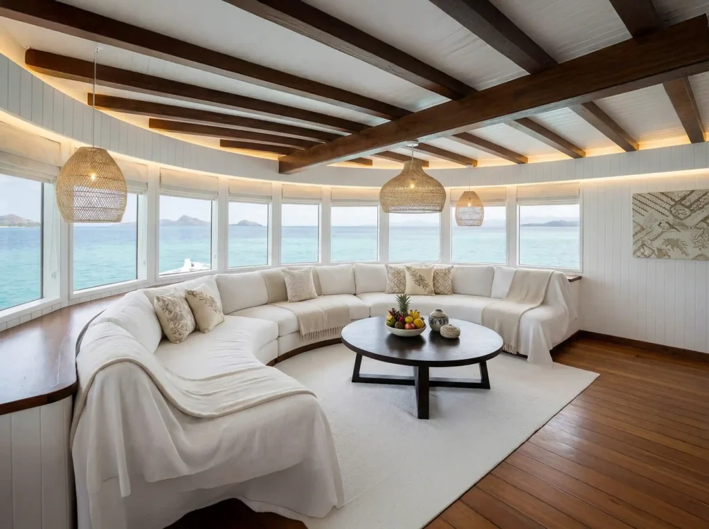 Formal Indoor Dining and Rooftop Grandeur